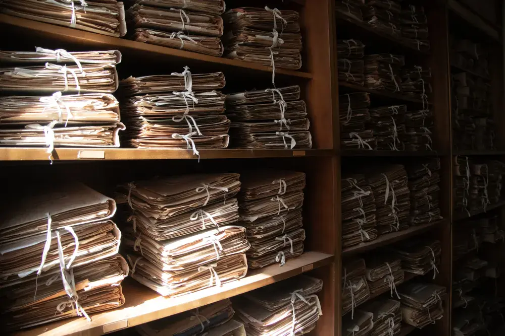 Document & Archives in a Storage Space in Hong Kong