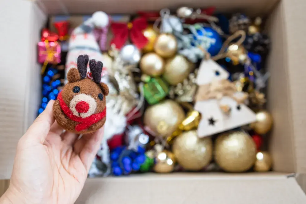 Seasonal and Holiday Decors in a Storage Space in Hong Kong